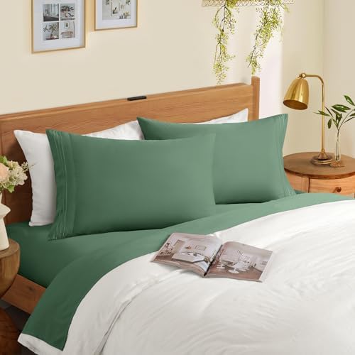 Horbaunal Microfiber Pillowcases Standard Size, 2 Pack - Image 2
