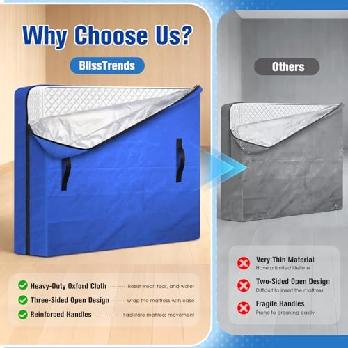 Extra Thick Mattress Bags for Moving and Storage, Full Size - Image 5