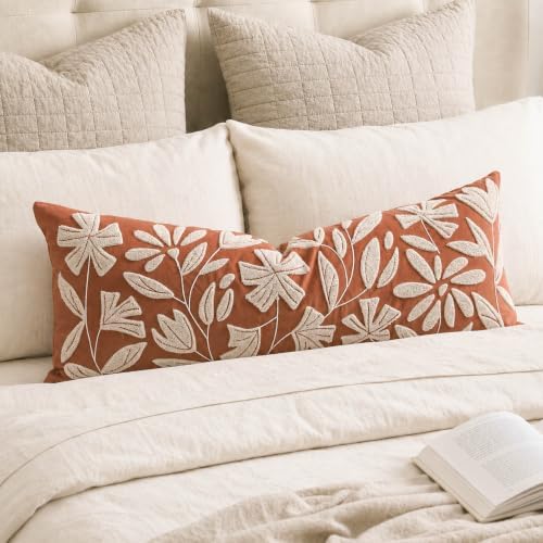 BlissBlush Long Lumbar Pillow Cover 14x36 by BlissBlush
