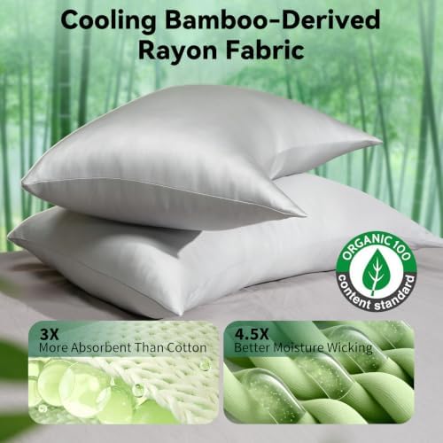 Cooling Curved Pillowcase for Side Sleeper Pillow - Image 3