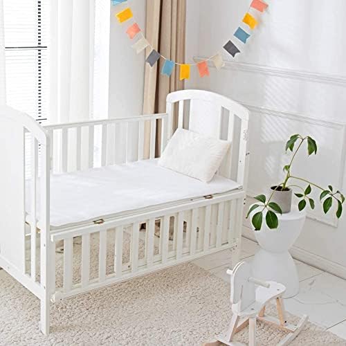 2 Pack Waterproof Crib Pad, Reusable Incontinence Flannel Crib Protector - Image 7