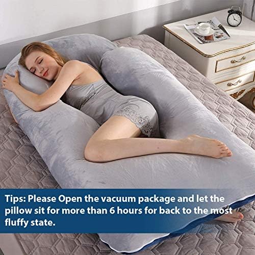 Elover U Shaped Pregnancy Pillow, Full Body Maternity Support - Image 4