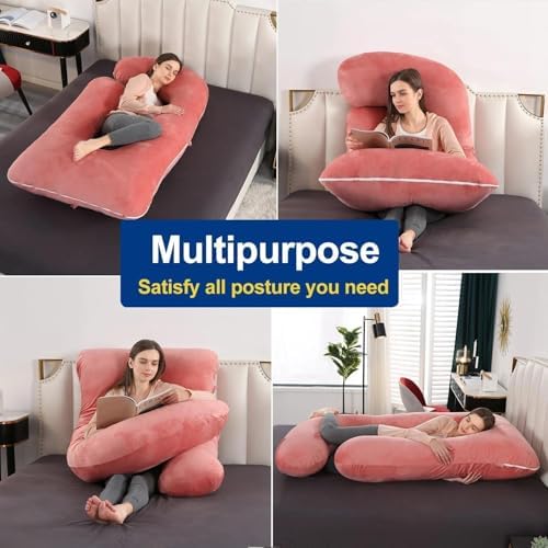 Pregnancy Pillows for Sleeping, U Shaped Full Body Maternity Pillow for - Image 6