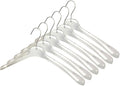 All Hung Up Hangers Plastic Coat Hangers, Clothes Hangers (Smokey Clear, 100pk)