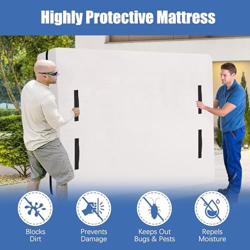 HOMESURE 2 Pack Mattress Bags for Moving and Storage - Image 5