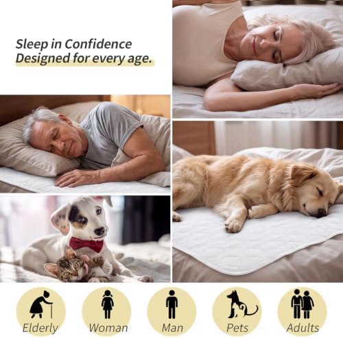 CoolShields Reusable Waterproof Bed Pads Washable Underpads 34 x 36 - Image 5