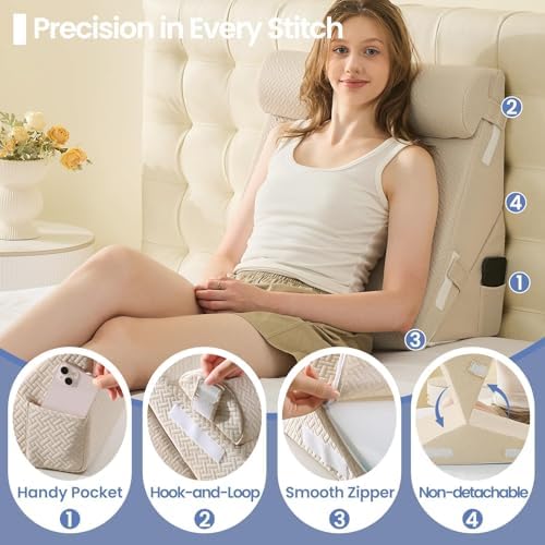 Sasttie Adjustable Wedge Pillow Set - Image 5