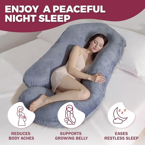 Pregnancy Pillows for Sleeping – 57-Inch Maternity Pillow for Pregnant Women - Image 2