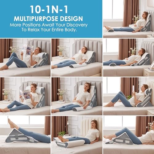 MEGCXIT Wedge Pillow Set for After Surgery, Bed Wedge - Image 3