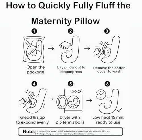Pregnancy Pillow for Sleeping, Full Body Maternity Pillow - Image 3