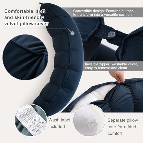 Peallow – Long Round Body Pillow - Image 4