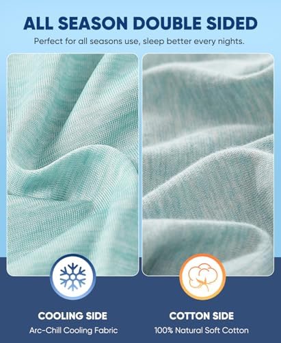 LUXEAR Cooling Pillow Cases for Hot Sleepers, Queen Size - Image 5