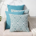HPUK Throw Pillow Covers 18x18, Aqua Blue Couch Pillow Covers by HPUK