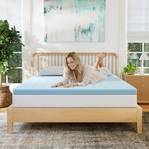 EGOHOME 3 Inch Cal King Memory Foam Mattress Topper- Cooling Gel Infused - Image 2