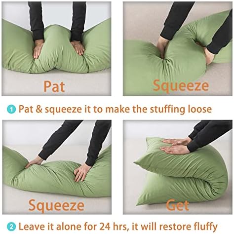 WhatsBedding Memory Foam Body Pillow - Image 6