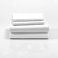Cuddledown Dreamstead 100% Cotton Bed Sheets Set | 300 Thread Count | Luxurious Sateen Weave | Pure Combed Cotton | Soft | Wrinkle Resistant | 5 Piece Set | White | Split King