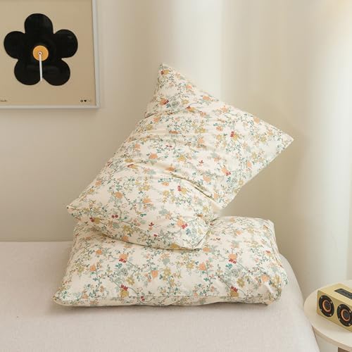 ECOCOTT 2 Pack Pillowcase King Size, Floral Pillow Cases Set - Image 3