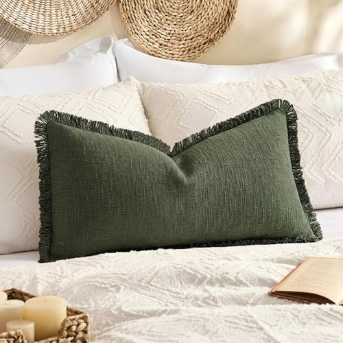 100% Cotton 14x24 Inch Lumbar Pillow Cover by KevinTextile