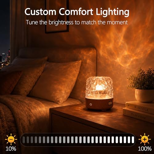 Waterproof Shower Light with Bluetooth Speaker, 16 Colors Shower Lamp with Remote & Touch Control, Rechargeable Ocean Wave Projector Light No Wiring, Mood Lighting for Inside Shower, Bathroom, Bathtub - Image 6