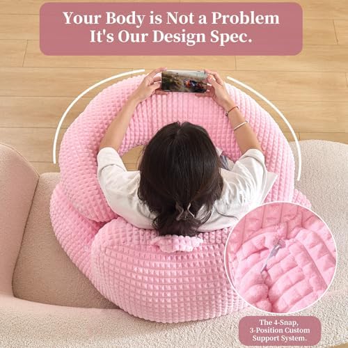 19" Reading Pillow for Bed, U Shaped Arm & Elbow Support - Image 4