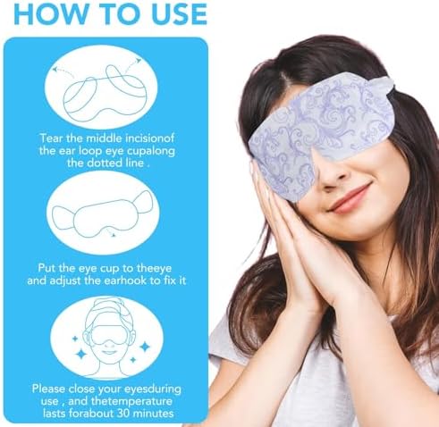 XPCARE 60 Pack Steam Eye Mask Disposable - Image 5