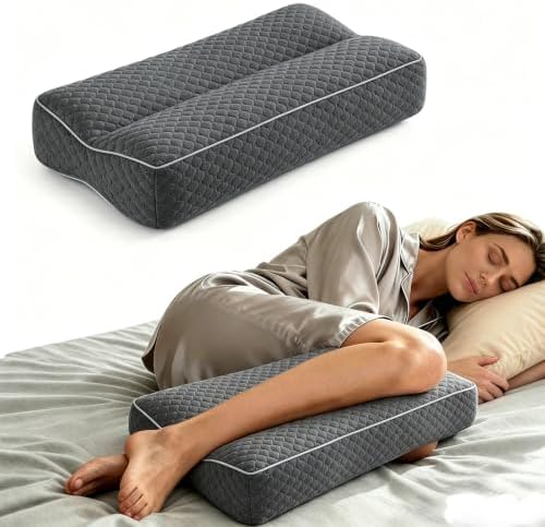 Knee Pillow for Side Sleepers Memory Foam Pain Relief for Hip Back Sciatica by Goprety