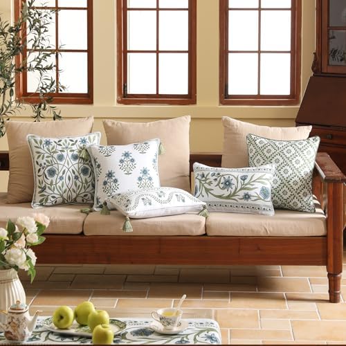 ISAENNE Designer Linen Throw Pillow Cover - Image 3