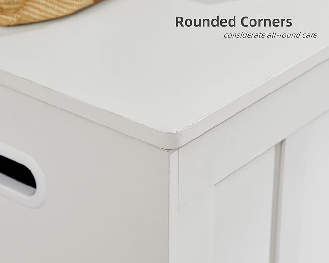 51.2" Storage Chest Extra Large,Storage Bench with 2 Safety Hinges,Shoe Bench,51.2 * 15.7 * 19.1 inches,Wooden Trunk for Bedroom,livingroom,entryway,Supports 220 lb,Easy Assembly(White).