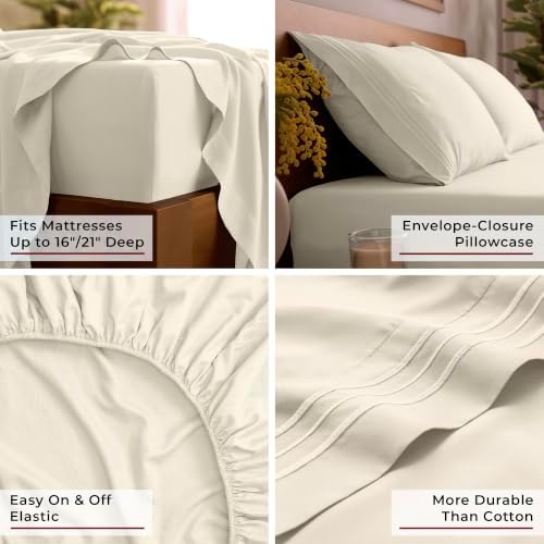 Mellanni Iconic 3-Piece, Ultra Soft Sheet Set - Image 5