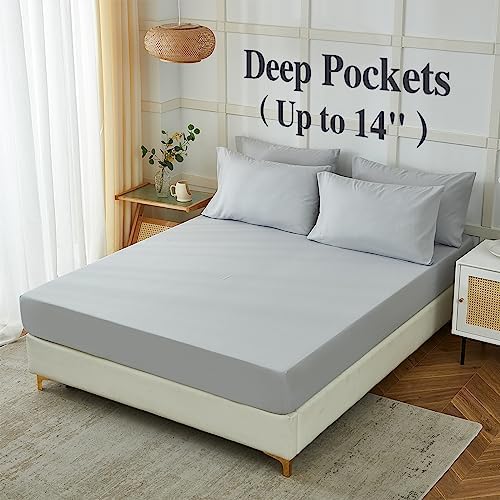 ILAVANDE Queen Sheets Set 6 Piece, Hotel Luxury Super Soft 1800 Series - Image 3