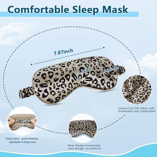 Sleep mask w/Cooling Gel Eye Mask, Heated Eye Mask - Image 4