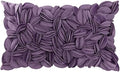 KINGROSE Hand Crafted Stereo Flower Throw Pillow Cover Rectangular Cushion by KINGROSE
