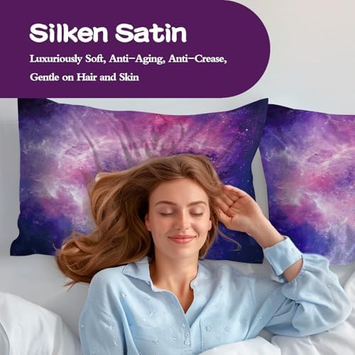 Satin Pillowcase for Hair and Skin, Softer Than Mulberry Silk Pillow Cases 2 - Image 4