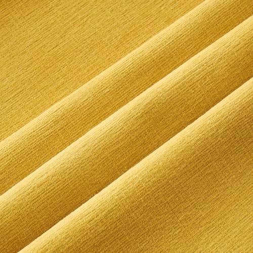 MIULEE Yellow Chenille Couch Lumbar Throw Pillow Covers - Image 6