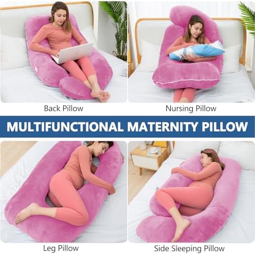 Shredded Memory Foam U Shaped Pregnancy Pillow - Image 7