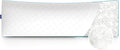 YZ HOME Long Body Pillow for Adults - Firm Body Pillow Insert with Shredded White Memory Foam, Adjustable Height, Soft Support for Side Sleeping, Pregnant Women, Washable (White, 20x54 Inch)