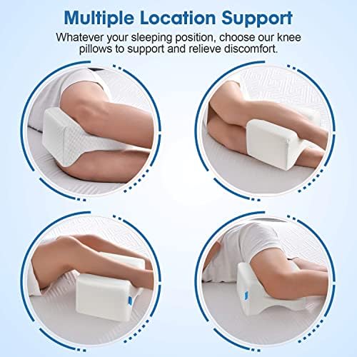 LESUMI Memory Foam Knee Pillow, Sleeping Leg Pillow, - Image 6