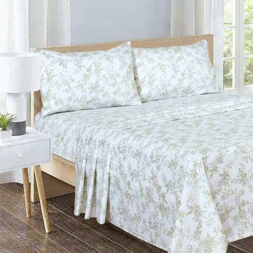 Feather & Stitch 100% Cotton Sateen 500 TC Twin Size Bed Sheet Set - Image 2
