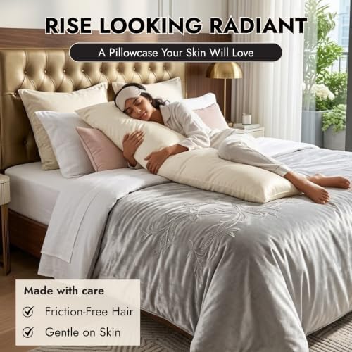 Cotton Metrics Body Pillowcase 20x72 – 100% Tencel Lyocell Eucalyptus Cooling - Image 4