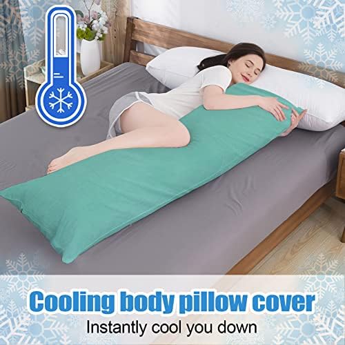 Cooling Body Pillow Covers Only, Moisture Wicking Pillowcase Covers - Image 6