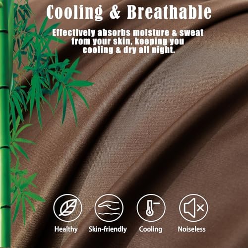 TELUS Pillow Cases Queen Size 2 Pack, Bamboo Rayon Pillowcase - Image 3