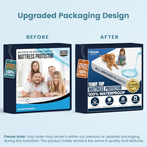 Waterproof Queen Size Mattress Protector fits Upto 17" Deep Pocket - Image 5