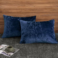 PHF Truly Velvet Pillowcases King Size 20" x 36", No Insert by PHF