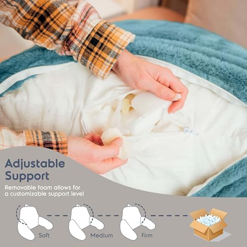 Nestl Fur Reading Pillow, Stylish Back Pillow - Image 6