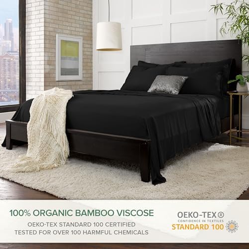 Pure Bamboo California King Sheets, Genuine 100% Organic Viscose Derived from - Image 2