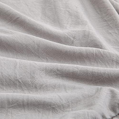 Light Gray Pillowcases King Pillowcases Cute Pillow Cover Gray Ruffled Pillow - Image 6