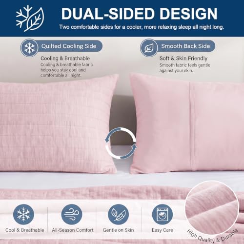 Swift Home Cooling Pillow Cases Standard Size Set of 2 - Image 5