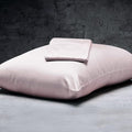 LUXOME 100% Rayon (Viscose) from Bamboo Pillowcase Set (Standard/Queen) | 400 Thread Count | Moisture-Wicking | Envelope Closure | Blush