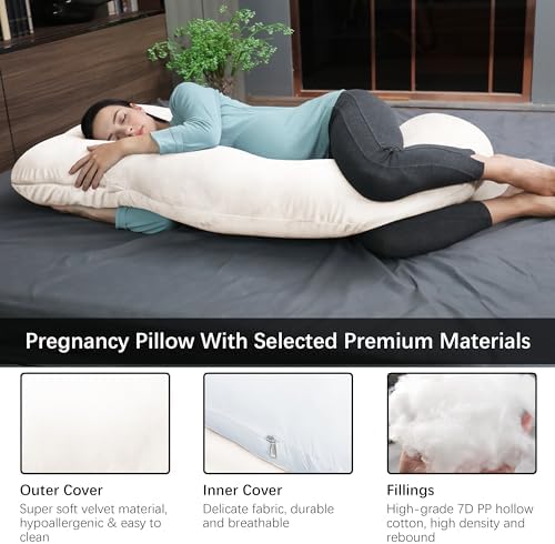 MOON PARK Pregnancy Pillows for Sleeping - Image 3