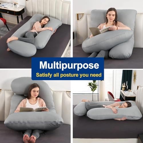 Pregnancy Pillows for Sleeping, U Shaped Full Body Maternity Pillow for - Image 6